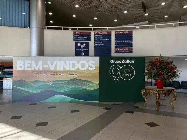 Entrada BEM-VINDOS dos convidados